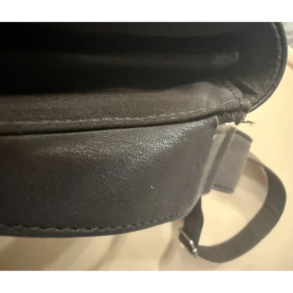 Vintage Fossil Brown Leather Crossbody‎ Unisex Messenger Bag